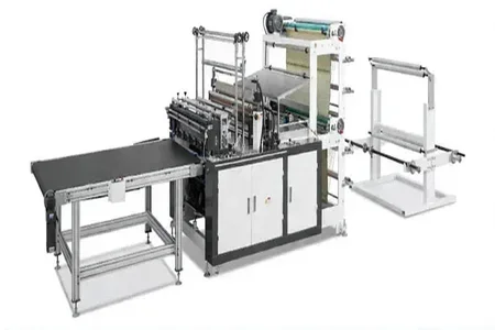 plastic bag making machine manufacturer illustration