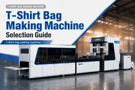 t-shirt bag making machine illustration