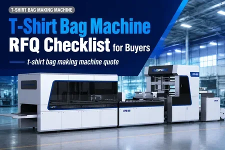 t-shirt bag making machine quote illustration