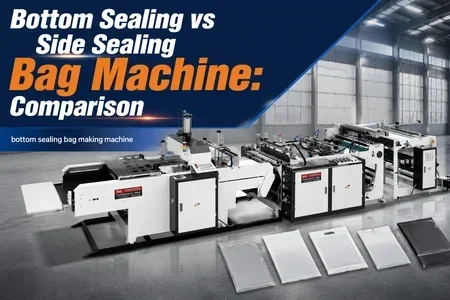 bottom sealing bag making machine illustration