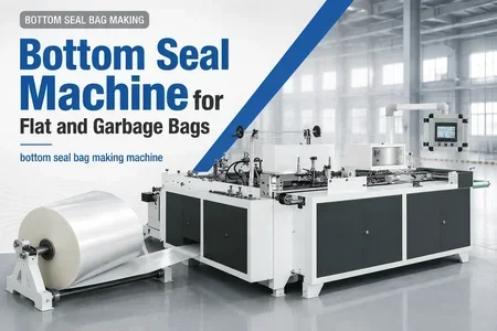 bottom seal bag making machine illustration