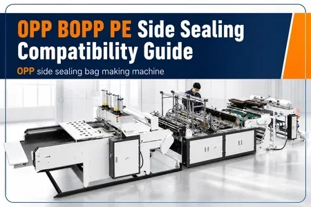OPP side sealing bag making machine illustration