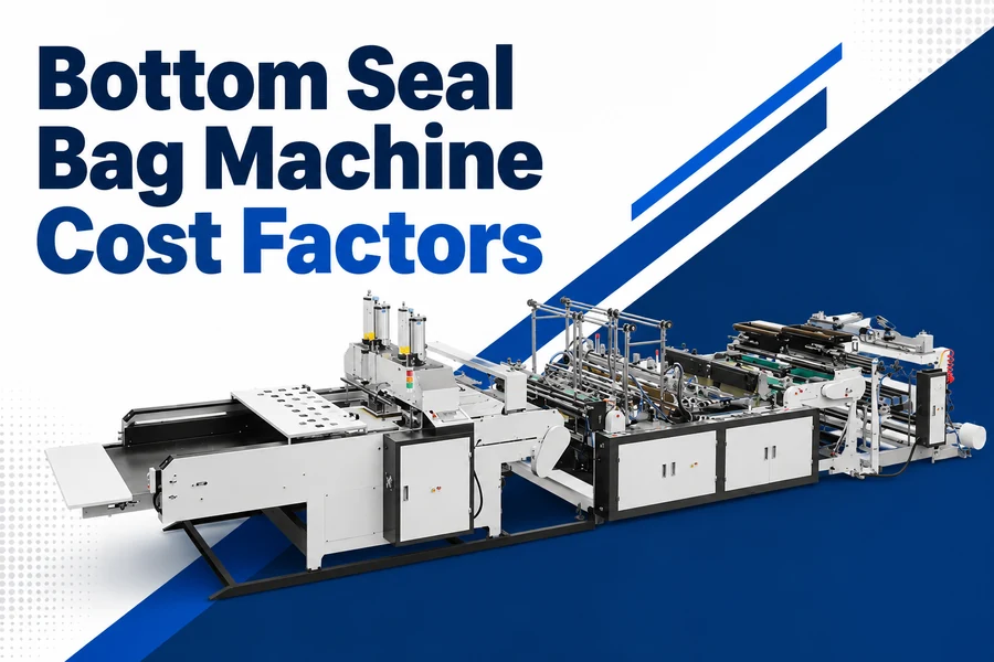 bottom seal bag making machine cost promotional poster for Bottom Seal Bag Machine Cost Factors
