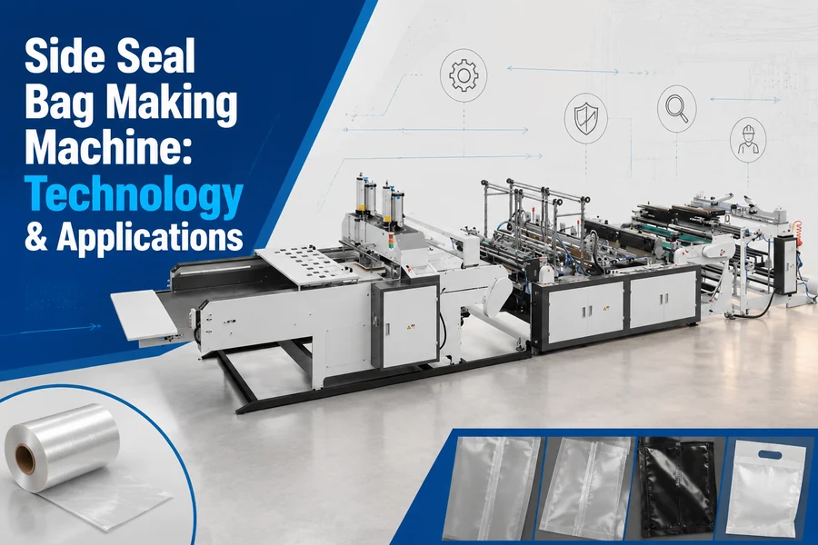 side seal bag making machine promotional poster for Side Seal Bag Making Machine: Technology & Applications